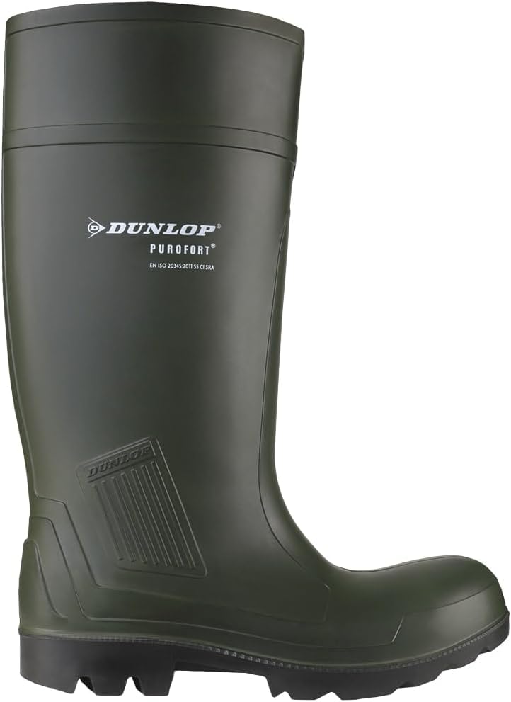 Dunlop D460933 PUROFORT GROEN 39, Unisex-Erwachsene Langschaft Gummistiefel, Grün (Grün(Groen) 08),