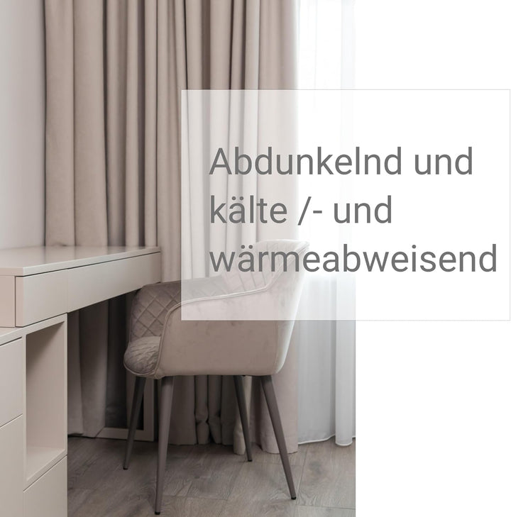 Cleanlevel EST 2016 Verdunkelungsvorhang Vorhang Gardinen Übergrösse mit Ösen Ösengardine Blickdicht