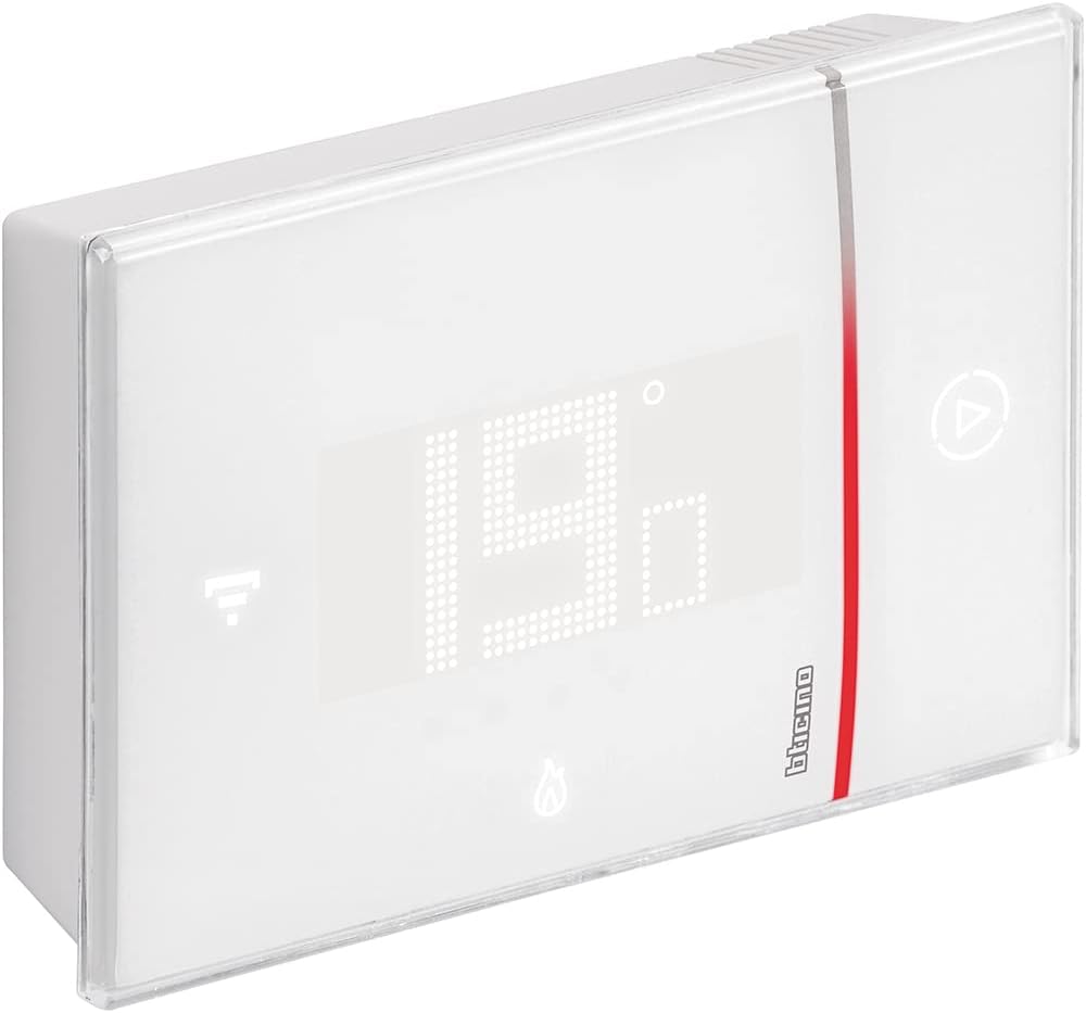 Bticino SXW8002W - Smarther2 mit Netatmo, Thermostat für Wandkessel, programmierbar, ON/OFF-Steuerun