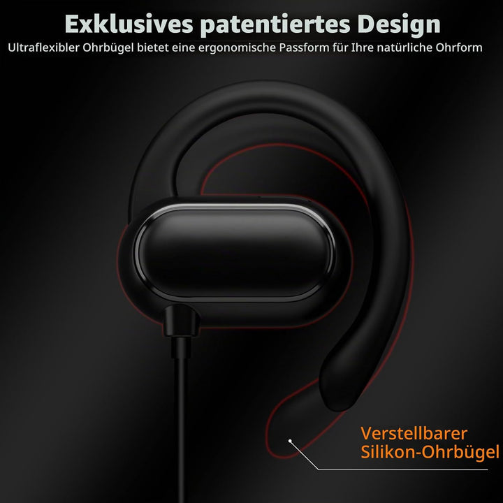 USB C Kopfhörer für iPhone 16e 17 Pro Max Pixel 9 Pro 8a,Typ C Kopfhörer Open Ear Ohrhörer und Mikro