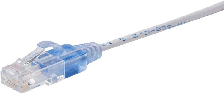 Monoprice Cat6A Ethernet-Patchkabel, 30 cm, Weiss, Netzwerk-Internetkabel, RJ45, 550 MHz, UTP, reine