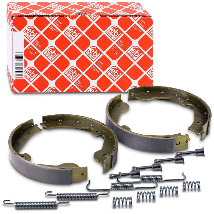 febi bilstein 28730 Bremsbackensatz für Feststellbremse, mit Anbaumaterial , 1 Stück