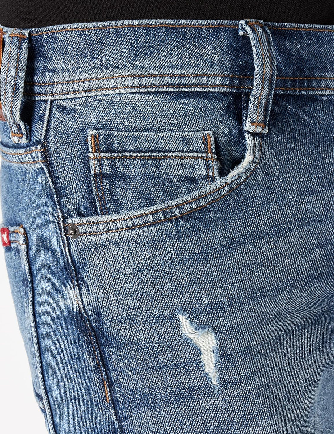 MUSTANG Herren Oregon Tapered Jeans 35W / 34L Mittelblau 684, 35W / 34L Mittelblau 684