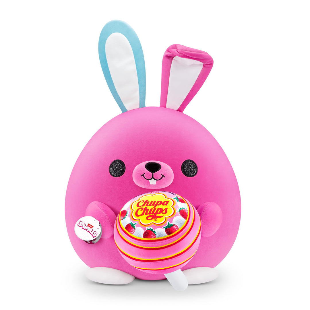 Snackles Series 1 Wave 2 Bunny (Chupa Chups), Surprise Medium Plush, Ultra Soft Plush, 35 cm, Collec