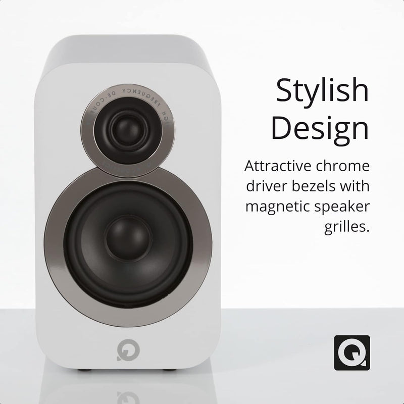 Q Acoustics Regallautsprecher Q 3010 I Weiss (Paar) BYS/207, BYS/207