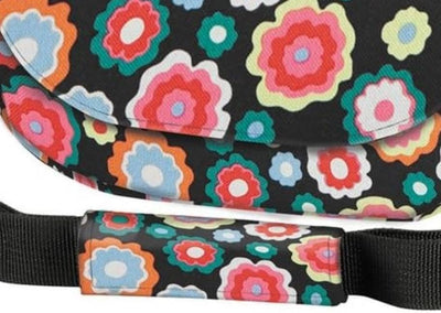 KlickFix Asista Teile fürs Rad klick-fix 0263DO Unisex-Adult FunBag Stuurtas 25X19X8Cm Happy Flowers