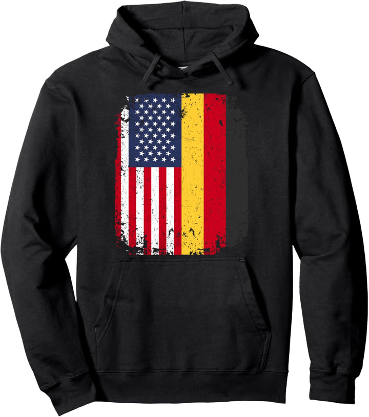 Amerika Deutschland Flagge Amerikanisch USA Deutsch Patriot Pullover Hoodie