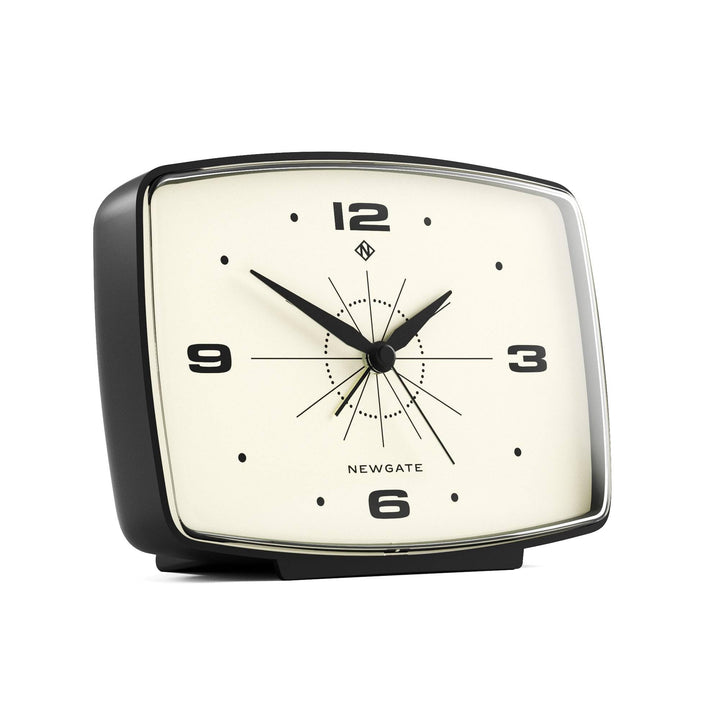 NEWGATE® Brooklyn Retro-Wecker/Tischuhr – rechteckiger Wecker – Schlafzimmerzubehör – Schreibtischzu