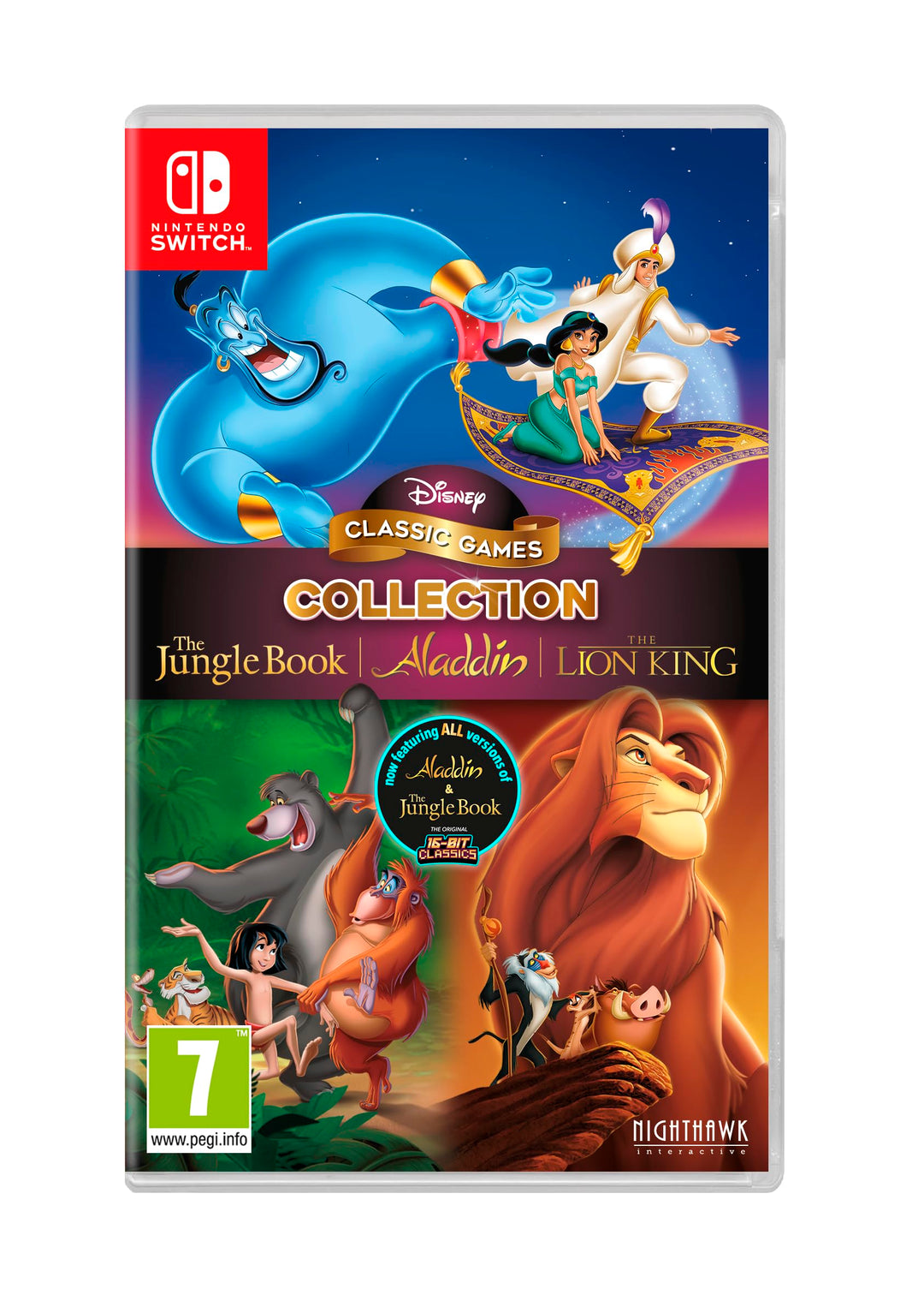 NONAME Unbekannt Disney Classic Games Collection - The Jungle Book, Aladdin and The Lion, 202425