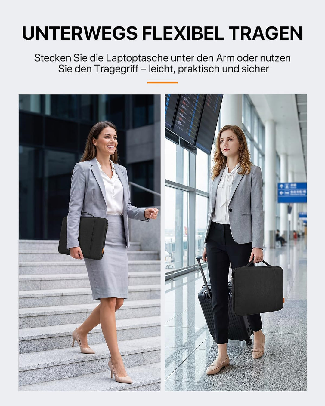 DOMISO Laptoptasche Hülle Stossfest Wasserdicht Laptop Sleeve PC Case Notebook Schutztasche,LP07 13