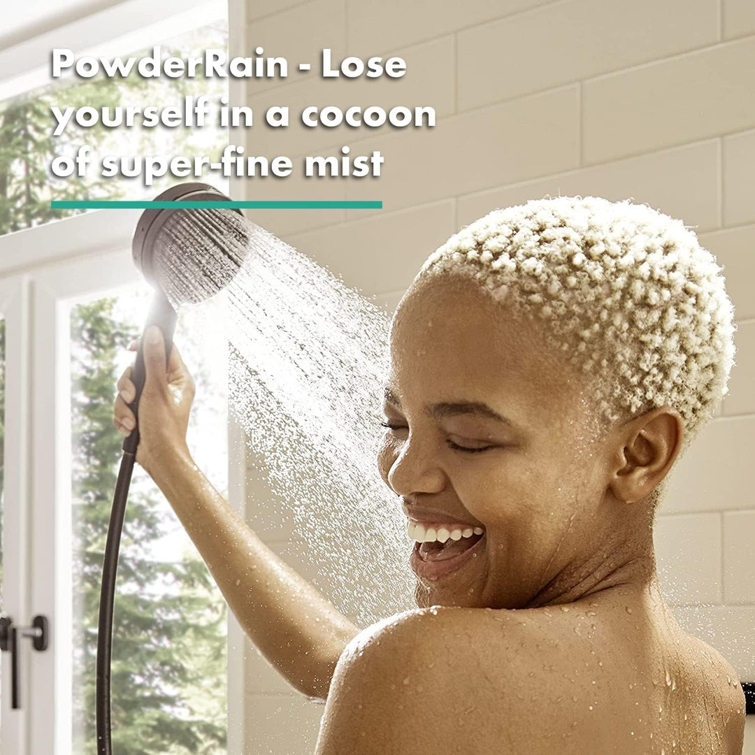 hansgrohe Duschkopf Pulsify Select S, Duschbrause 3 Strahlarten Activation, Antikalk-Funktion, Matts