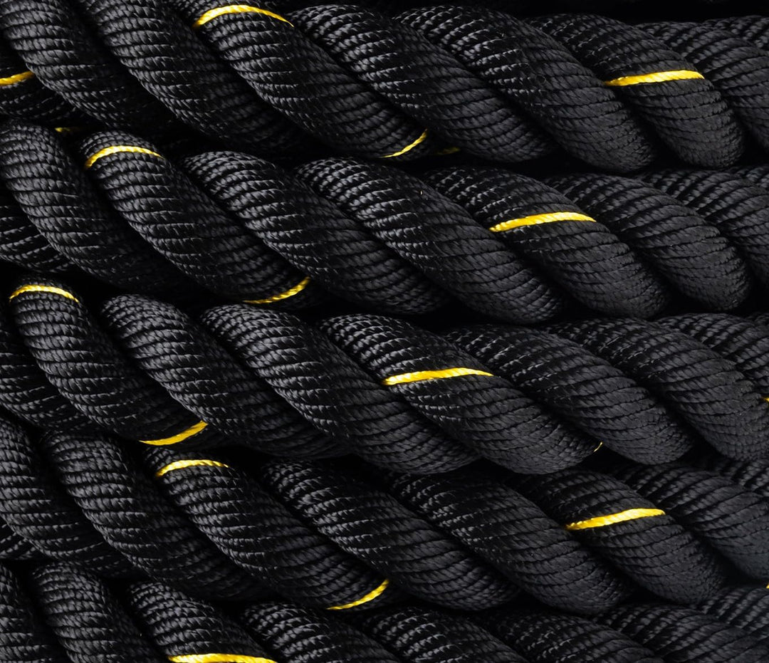 FIZYO Battle Rope 12m – Fitness Seil für Functional Training, Kraft, Ausdauer &amp; Muskelaufbau – Robus