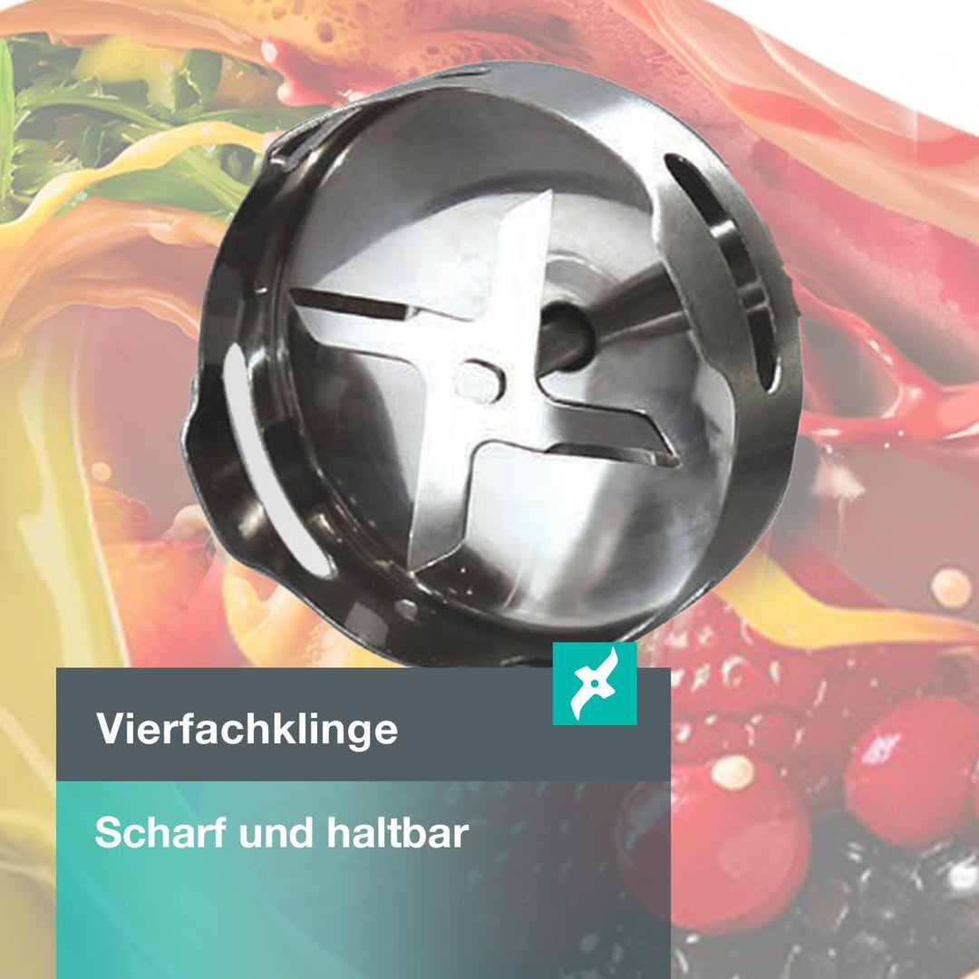 Gorenje HB600ORAB Stabmixer / 600 W/Edelstahlaufsatz/Viererklinge/Hochleistungsmotor/Einfache Reinin