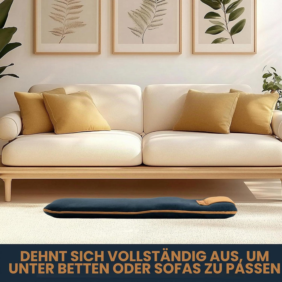 bonVIVO Bodenstuhl mit Rückenlehne Easy II - Sitzkissen &amp; Outdoor Relaxsessel für Meditation, Yoga,