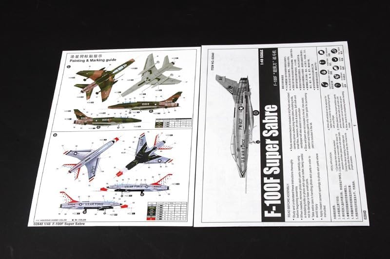Trumpeter 02840 Modellbausatz F-100F Super Sabre