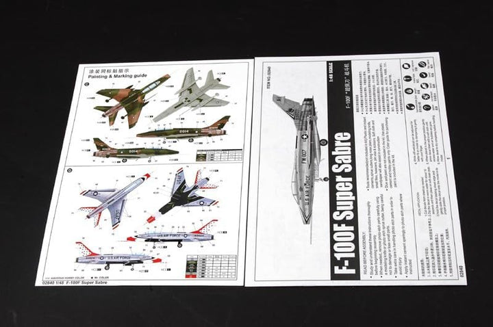 Trumpeter 02840 Modellbausatz F-100F Super Sabre