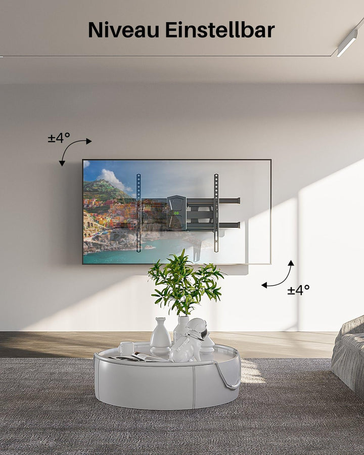 USX-MOUNT TV Wandhalterung Schwenkbar Neigbar für 42-82 Zoll LED, LCD TV, Fernseher Wandhalterung Ma