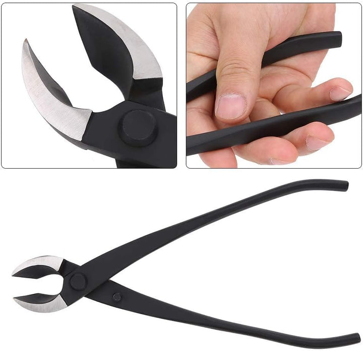 Bonsai Cutter-Zange, Bonsai-Zange, konkav, Manganstahl, Astschneider, schräg, Verbundstahl, Konkav,