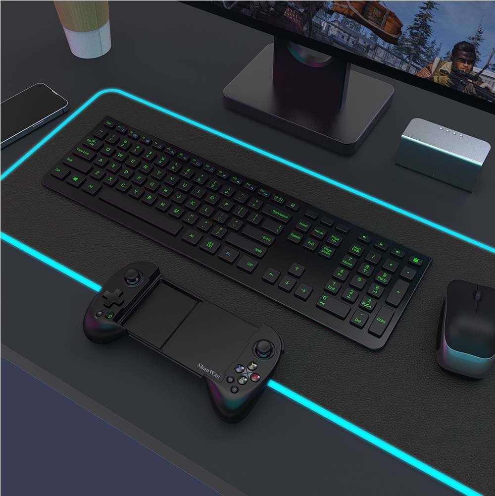 ShanWan Handy Controller für Android/iOS/iPhone15, Bluetooth Mobile Gaming Controller mit Funktion d