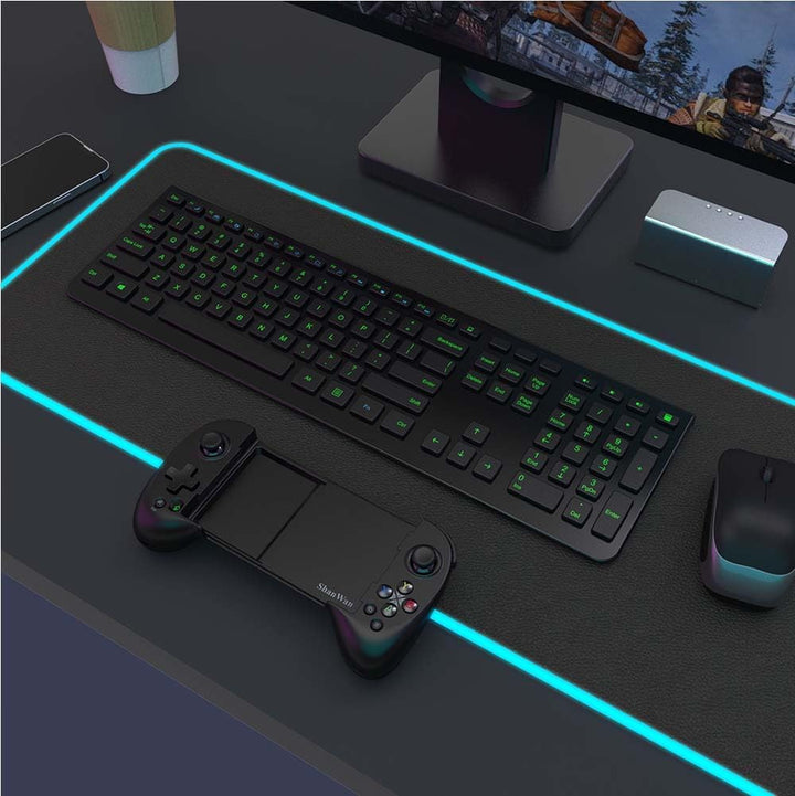 ShanWan Handy Controller für Android/iOS/iPhone15, Bluetooth Mobile Gaming Controller mit Funktion d