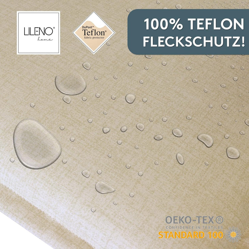 LILENO HOME Gartenstuhl Auflagen als [1er Set - Hochlehner] in Beige - bequeme Liegen als Sitzauflag