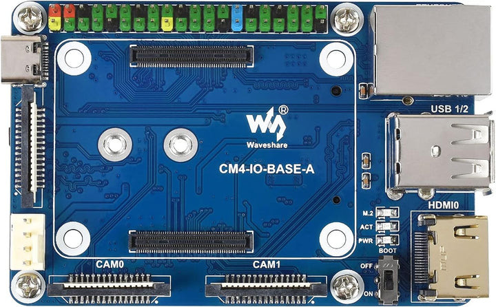 Mini Basisplatine für Raspberry Pi Compute Module 4 Lite/EMMC Series Module, mit Standard CM4 Sockel