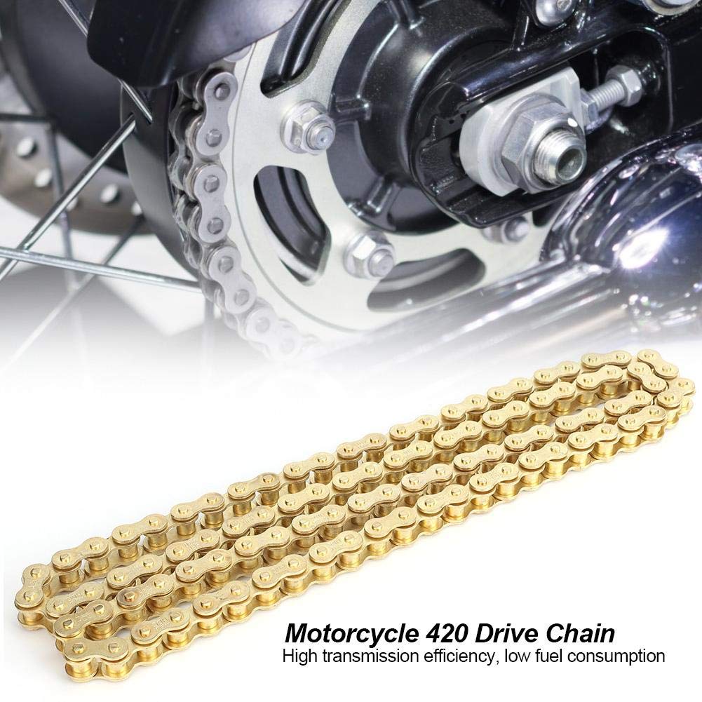 Suuonee Antriebskette, Motorrad 48 Glieder 420 Fahrrad Antriebskette für 50 110 125cc PIT Quad Dirt