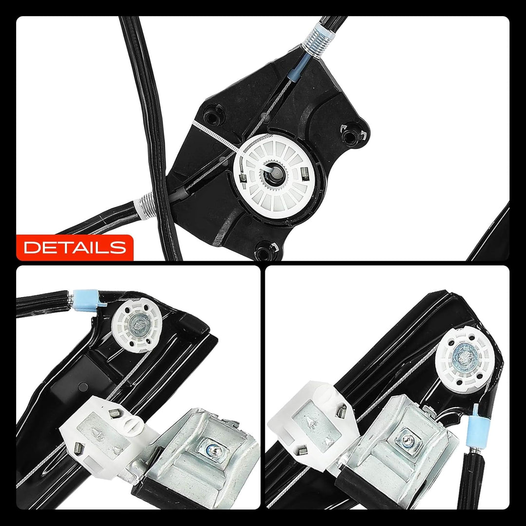 Frankberg Fensterheber elektrisch ohne Motor 4/5 Türer Vorne Links Kompatibel mit Fabia I 6Y2 6Y3 6Y