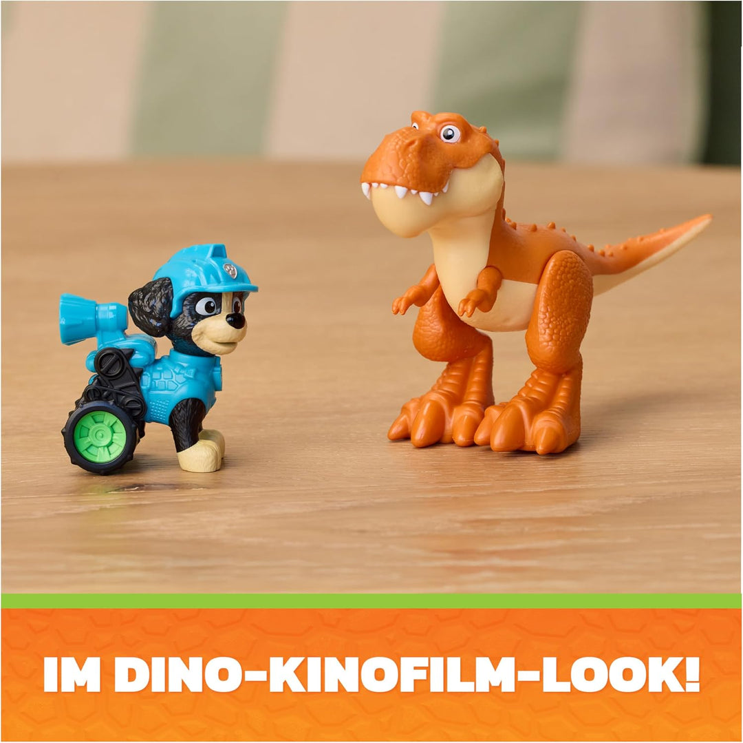 PAW PATROL: Der Dino Film, Abenteuer Figuren 6er-Pack, Set aus Ryder, Timmy, Rex, sowie 3 weiteren W