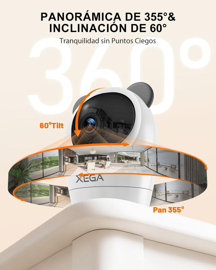 Xega 4G LTE 【12X Hybrid-Zoom】 Überwachungskamera Aussen mit SIM Karte, 4G Überwachungskamera Innen m