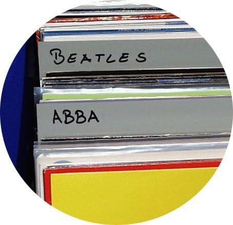LP Schallplatten Registerwände grau Protected (25 Stück)