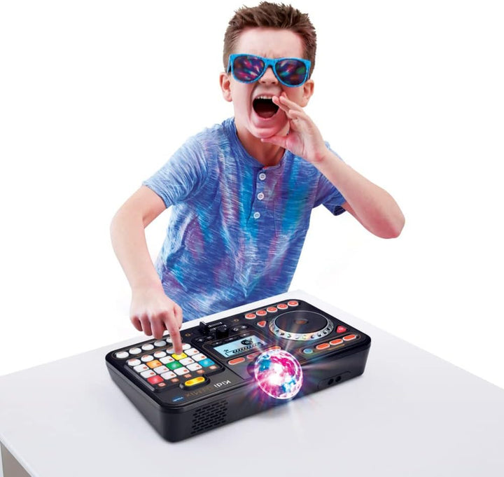 VTech Kidi DJ Mix – 10-in-1 DJ-Mischpult mit Jog-Wheel und vielen Effekten zum Bearbeiten der Musik