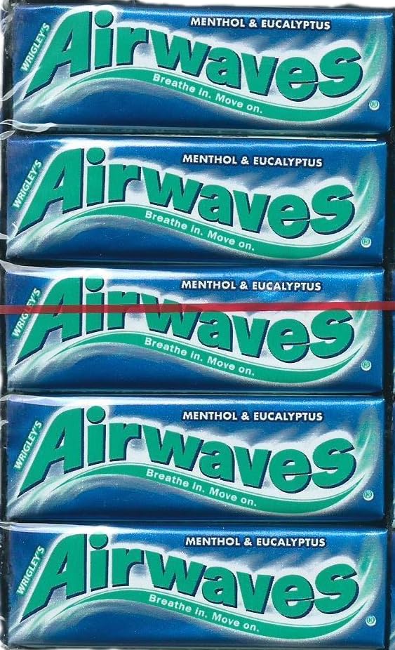 15 x 12 Kaugummi Dragees AIRWAVES Menthol-Eucalyptus - Ein Angebot von FISGUS® by krass-shoppen-de M