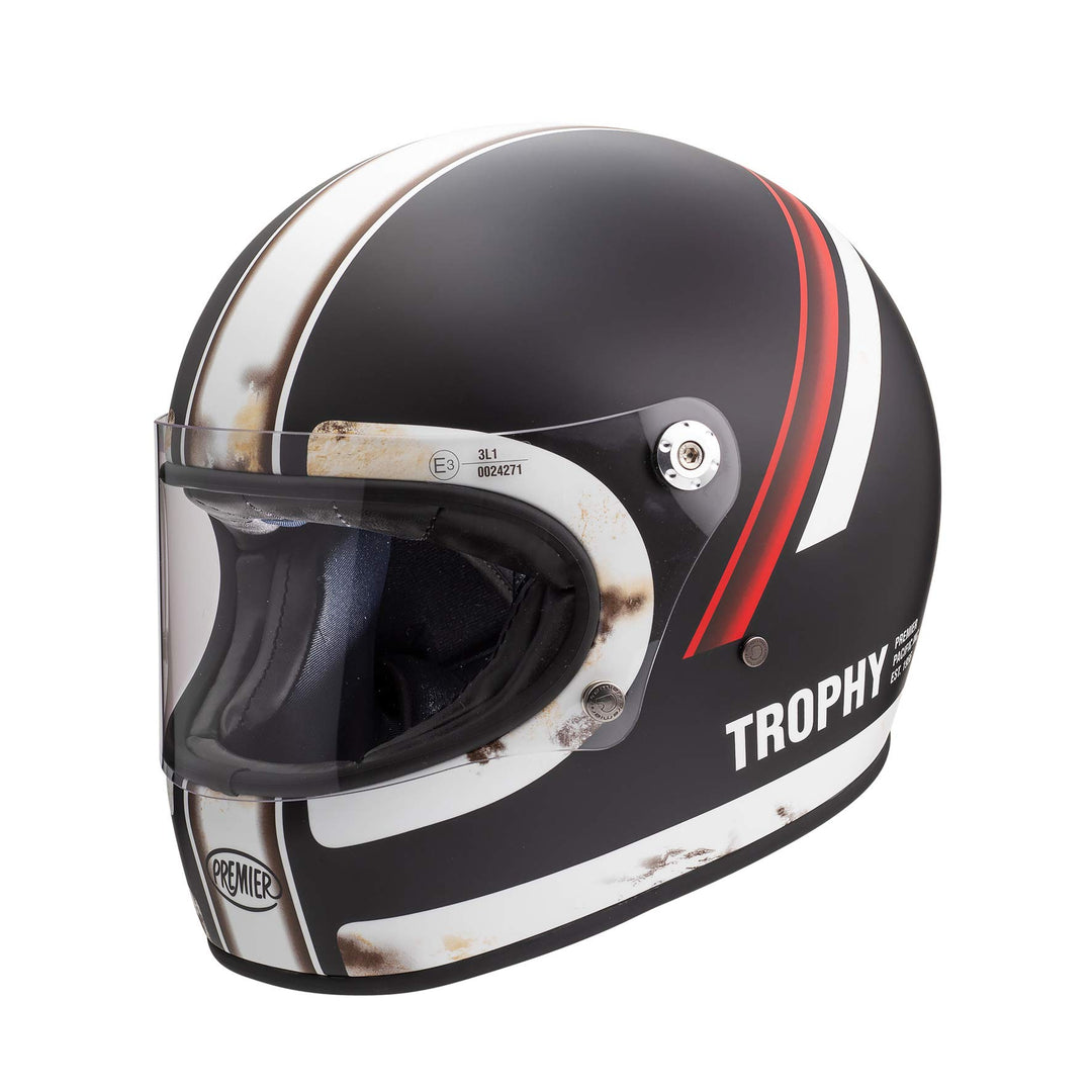 Premier Helm Trophy DO 92 O.S. BM,SCHWARZ/Weiss/ROT,S S (55/56) SCHWARZ / WEISS / ROT, S (55/56) SCH