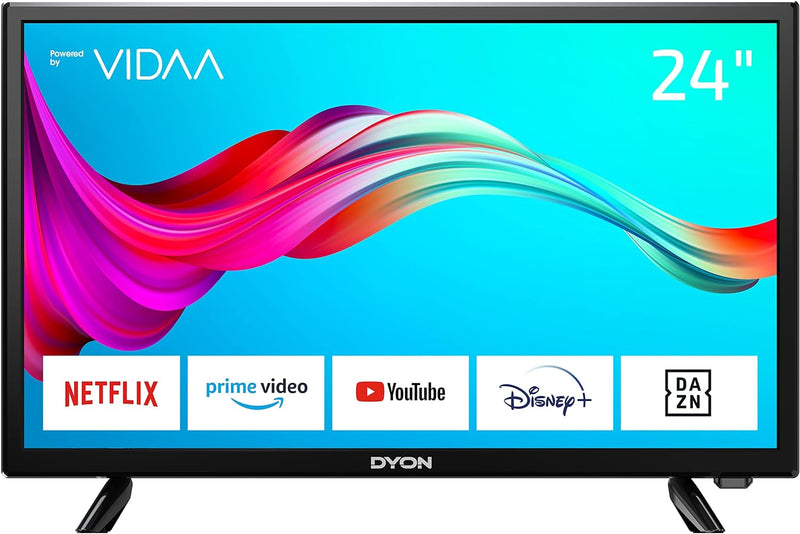 DYON Smart 24 VX 60 cm (24 Zoll) Fernseher (HD Smart TV, HD Triple Tuner (DVB-C/-S2/-T2), App Store,