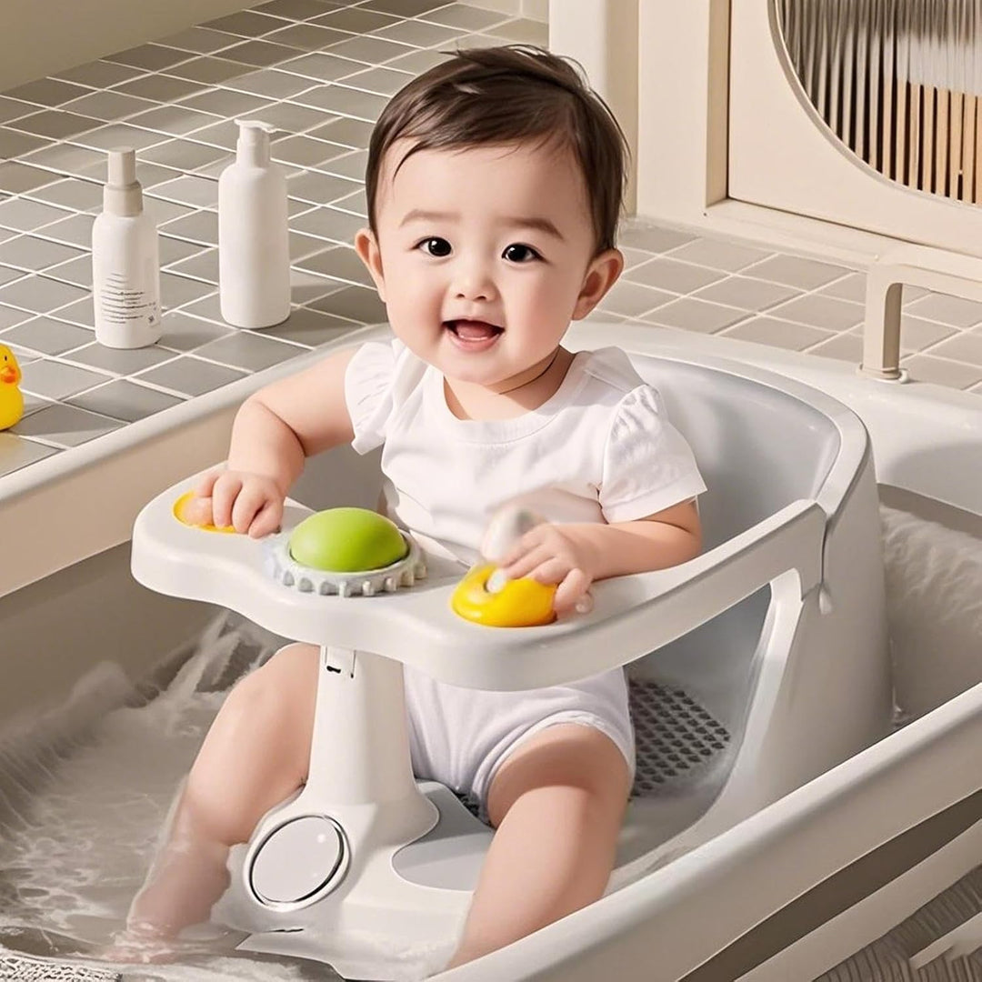 Badewannensitz Baby, Badesitz, Saugnapf Badewannensitz Für Sichereres Sitzen Im Baden, 360° Rundumsc