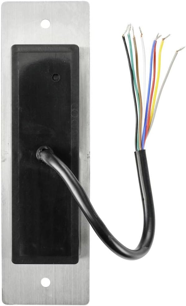 Sygonix SY-5231014 Fingerprint/RFID Zugangssystem Unterputz 12 V/DC, 18 V/DC IP55 mit beleuchteter T