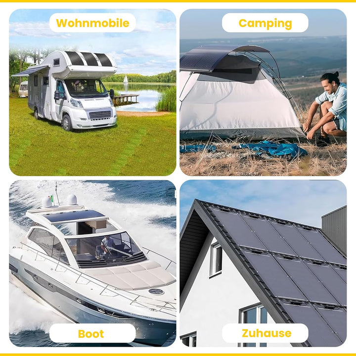 Offgridtec PCB-ETFE 200W 30,8V semiflexibles Solarpanel V2 180 Watt, 180 Watt