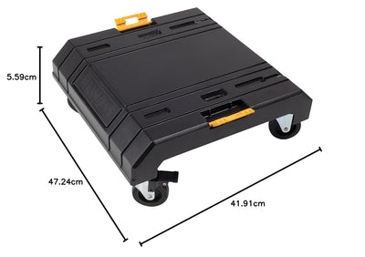 Dewalt Tstak Cart Rollbrett (zum Transport von Tstak-Boxen, Belastbarkeit 100 kg, Abmessung 486 x 48