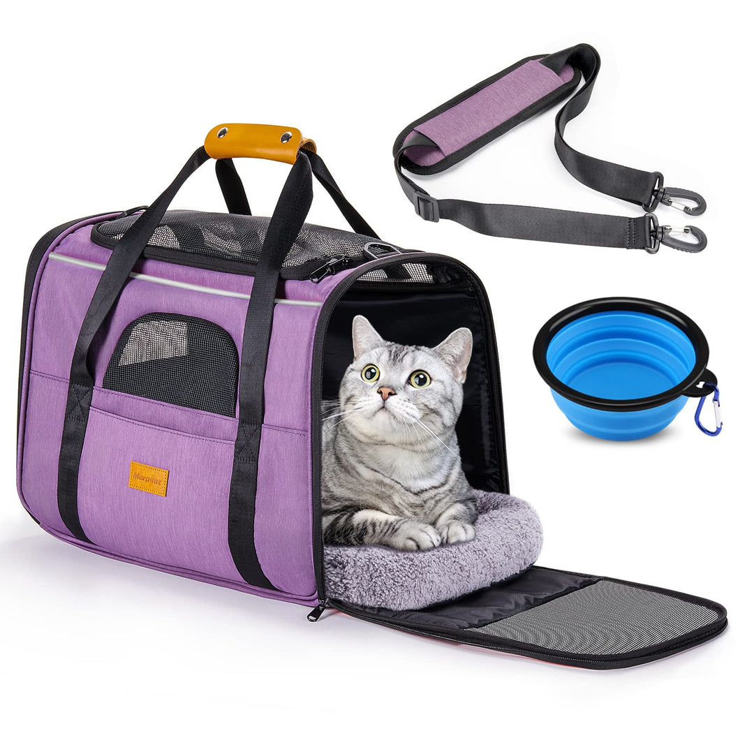Morpilot Transportbox Katze Katzen Transportboxen, Faltbare katzentasche transporttasche, hundetrage