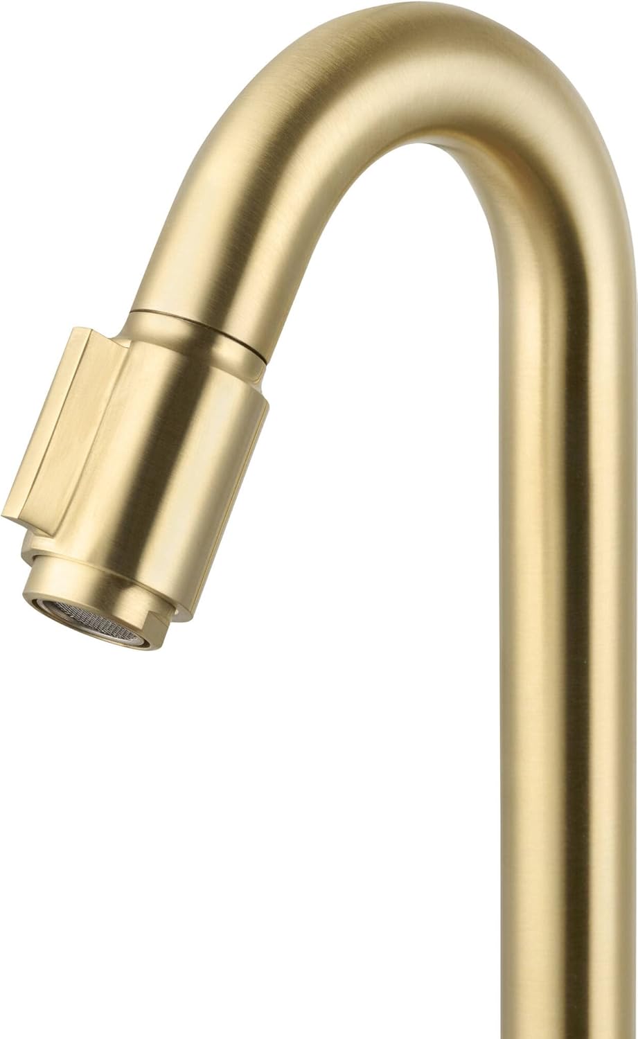 Essential 2.0 Kaltwasserhahn Gäste WC - 30 cm Hoher Waschtischarmatur - Messing - Mit Rosetten - Gol