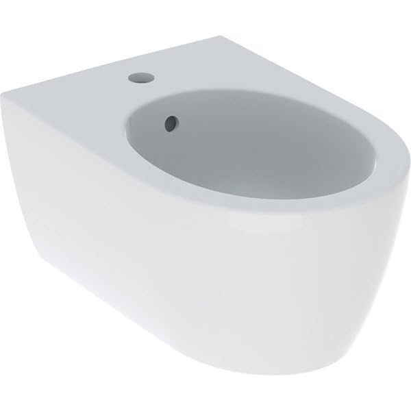 Geberit iCon Wandbidet mit Überlauf, geschlossene Form, weiss, 501898, 501.898.00.1, Farbe: Weiss