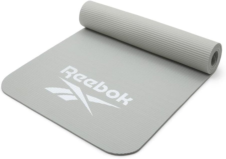 Reebok Trainingsmatte - Rutschfeste Gymnastikmatte aus natürlichem Gummi in 7mm, 10mm, 15mm und vers