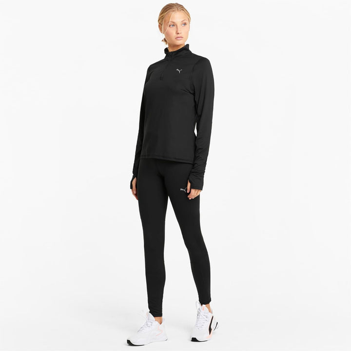 Puma Unisex Strumpfhose Run Favorite Reg Rise Full Tight W S Puma Schwarz, S Puma Schwarz