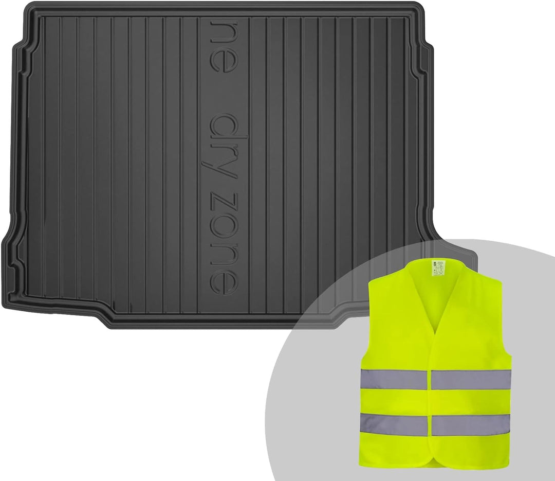 FROGUM DryZone Gummimatte Ganzjährige Praktische Auto Kofferraummatte Kofferraumwanne passend für Sk