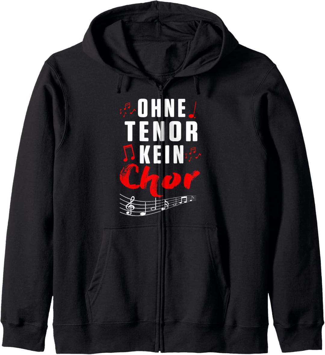 Ohne Tenor Kein Chor Musik Singen Sänger Konzert Geschenk Kapuzenjacke