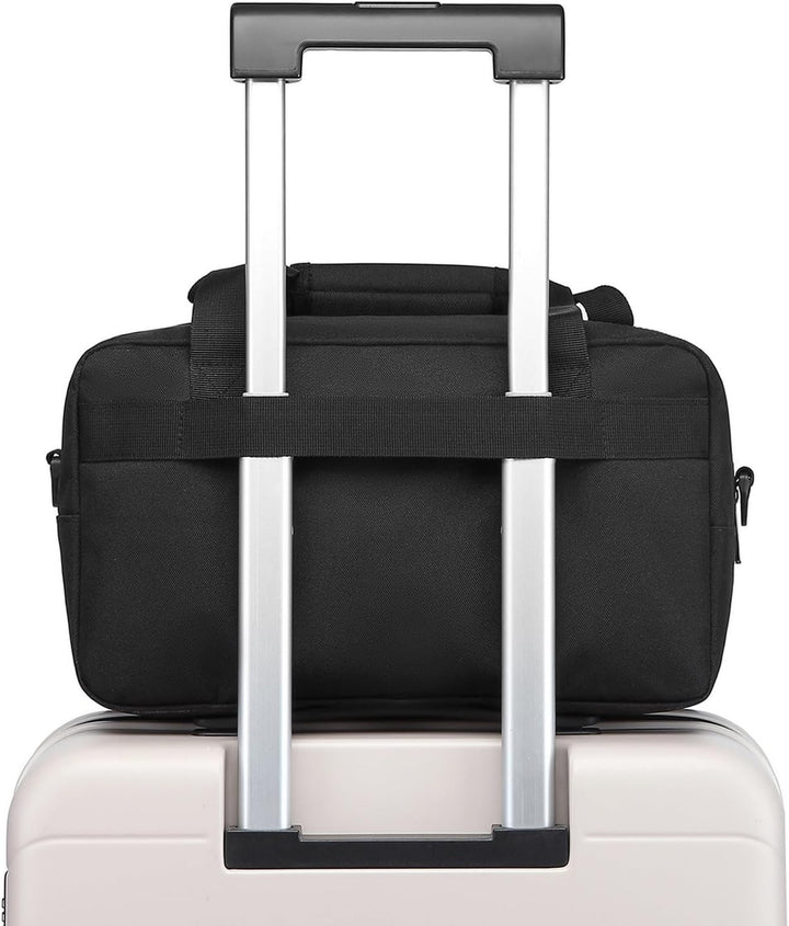 Kono Reisetasche Weekender Tasche Ryanair Handgepäck Unisex Gym Wochenendtasche L(55x35x25cm) Schwar