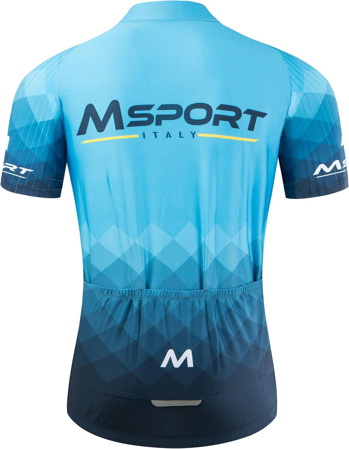 Atmungsaktives &amp; Schnell Trocknendes Radtrikot Set – Fahrradtrikot + Radhose mit 5D Gel Sitzpolster