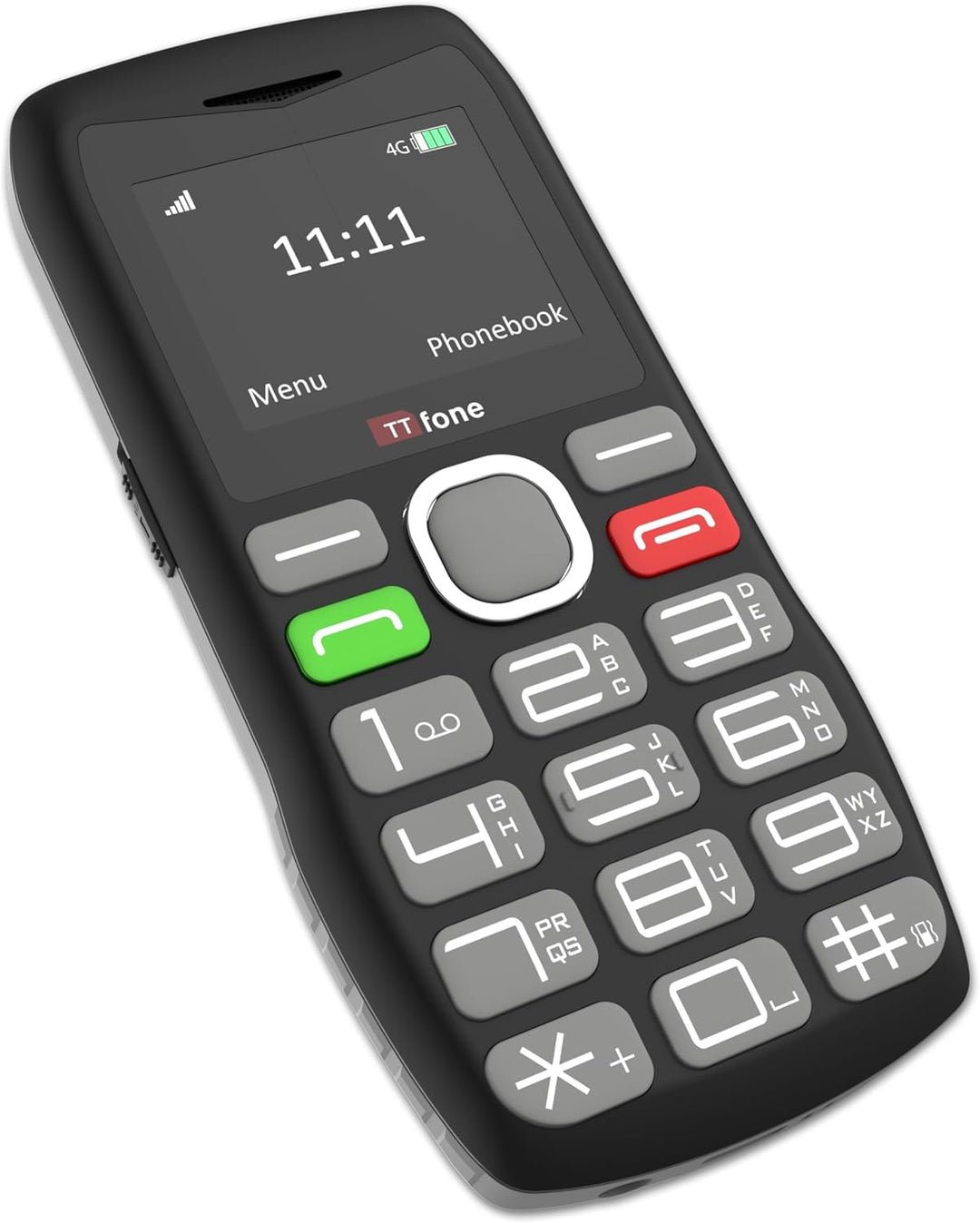 TTfone TT890 4G Seniorentelefon - Einfach zu bedienendes Big Button Handy mit Nothilfe-Taste, USB-C
