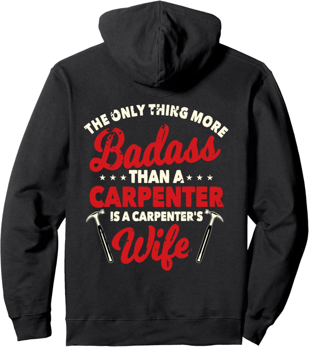 Zimmermann Geschenke Design auf der Rückseite der Kleidung Pullover Hoodie